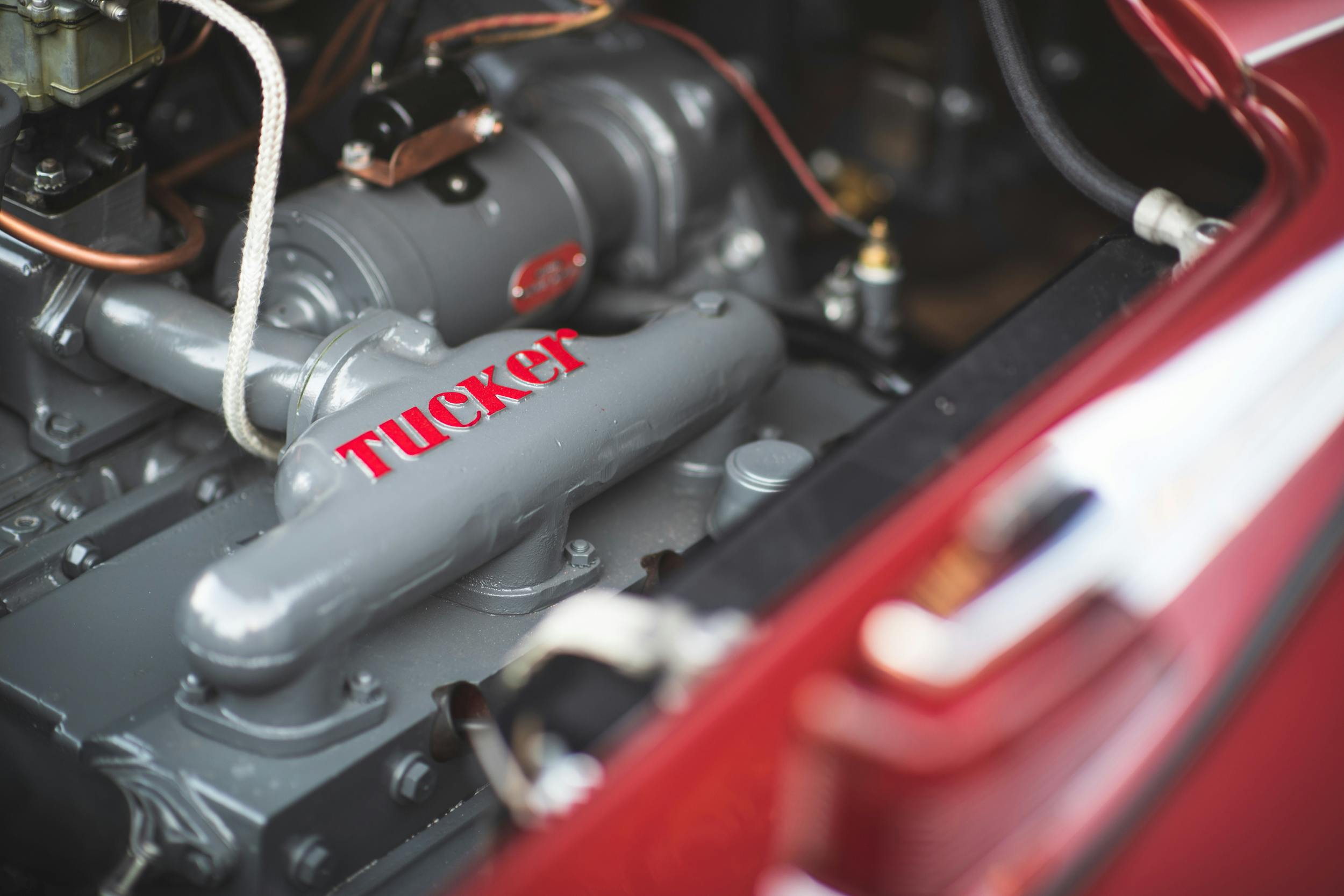 Tucker 48 engine detail