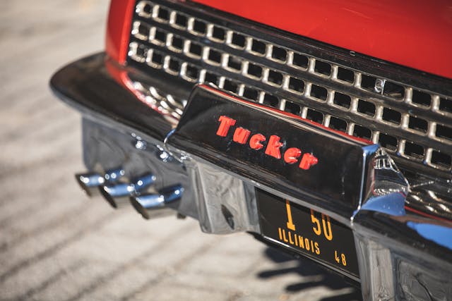 Tucker 48 rear chrome
