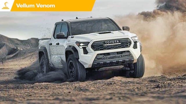 Vellum Venom Vignette surfacing leaked 2024 Toyota Tacoma lede