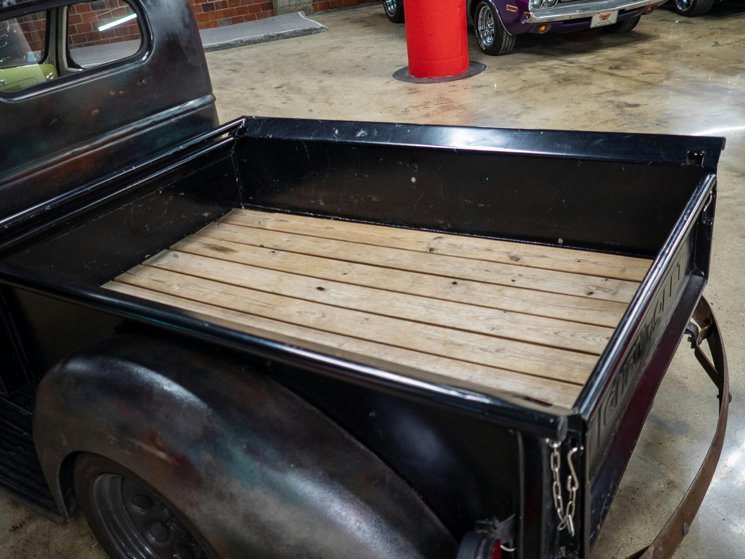 Viper V10-Powered 41 Chevrolet Pickup Truck rear wood laid bed