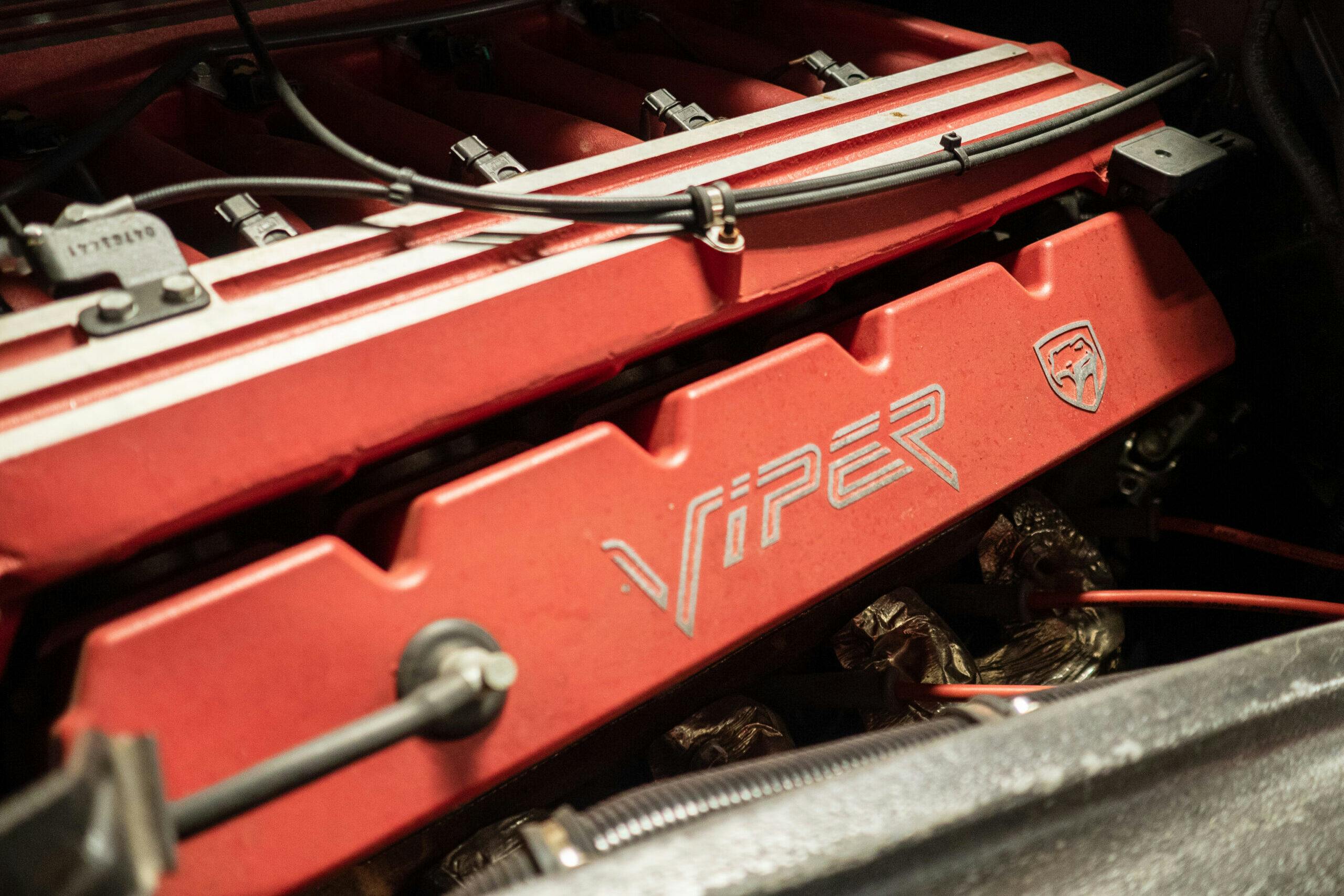 Viper V10-Powered 41 Chevrolet Pickup Truck engine closeup