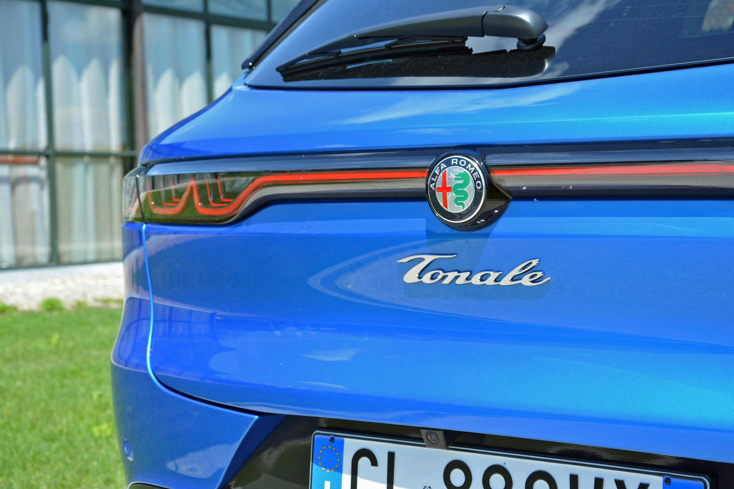 2024 Alfa Romeo Tonale rear close badge