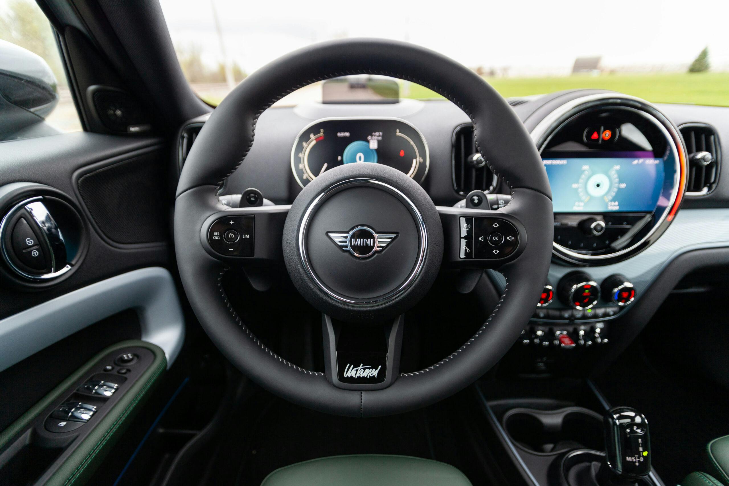 2023 Mini Cooper S Countryman All4 Untamed interior steering wheel