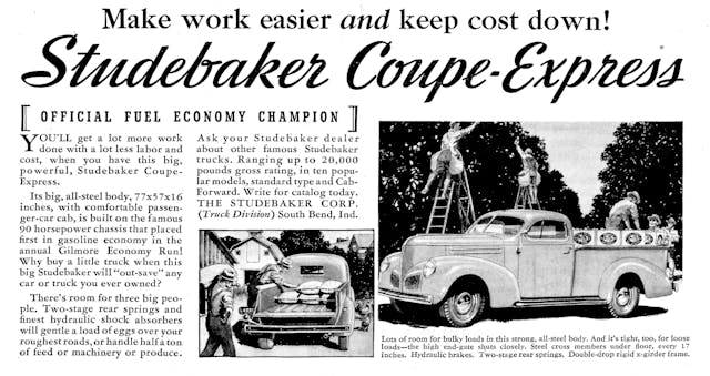 studebaker coupe express 1939