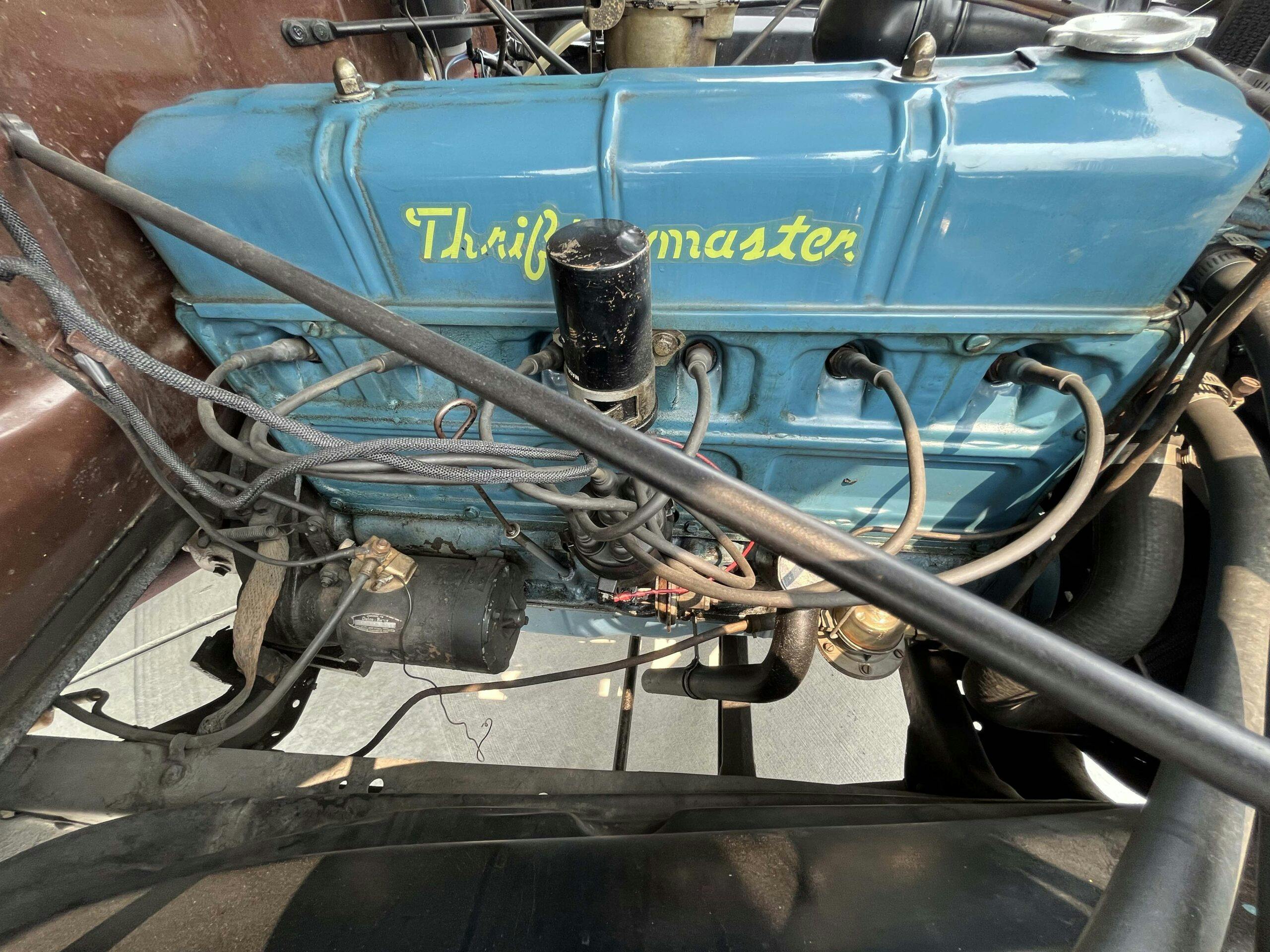 1952 Chevrolet Pickup thriftmaster engine closeup