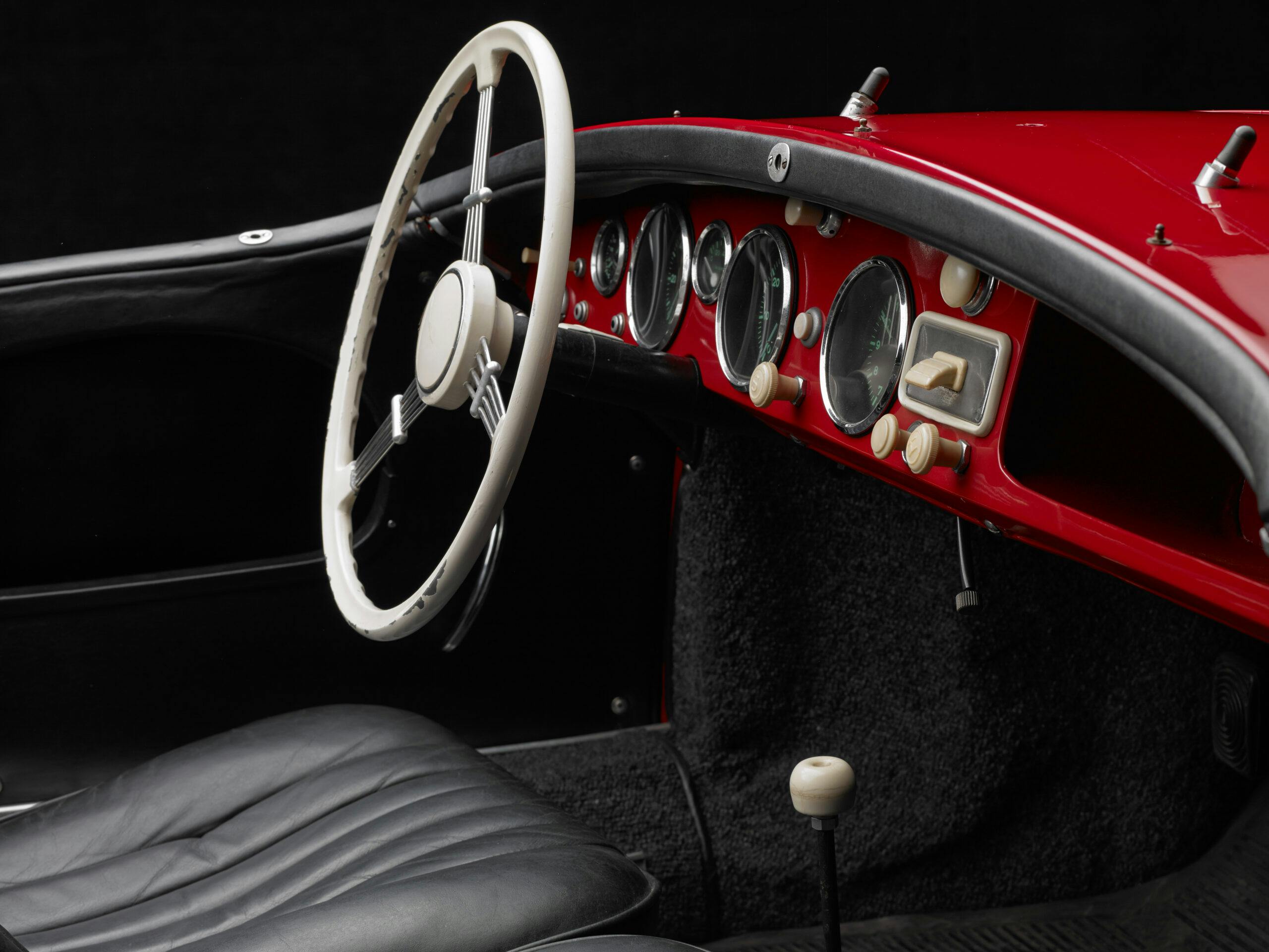 HVA 1952-Porsche-356-America-Roadster interior National Historic Vehicle Register