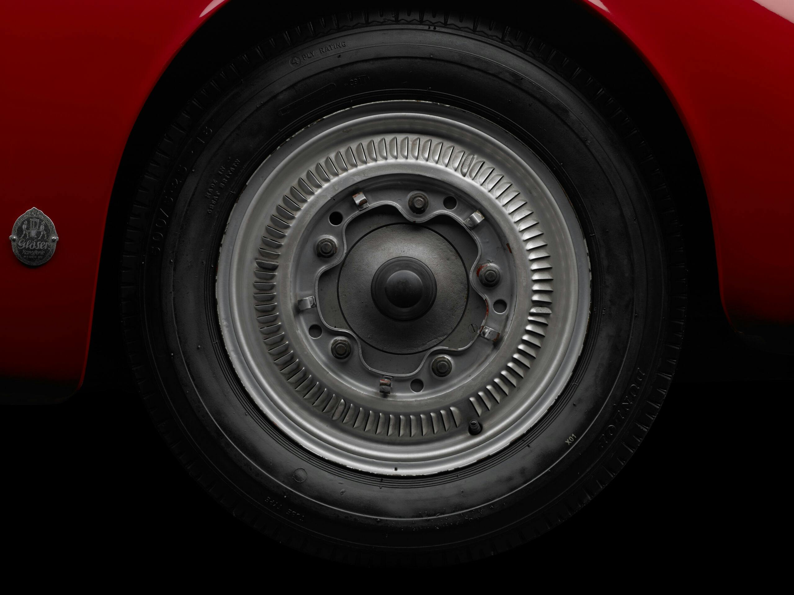 HVA 1952-Porsche-356-America-Roadster wheel tire National Historic Vehicle Register