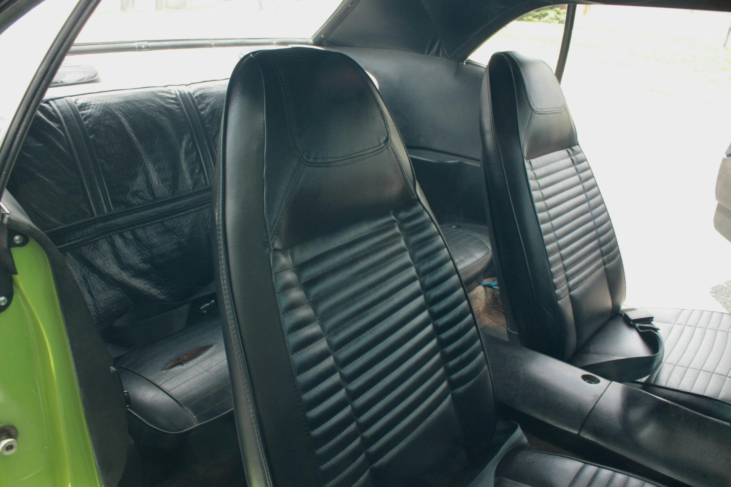 1970 Dodge Challenger high impact sublime interior seats
