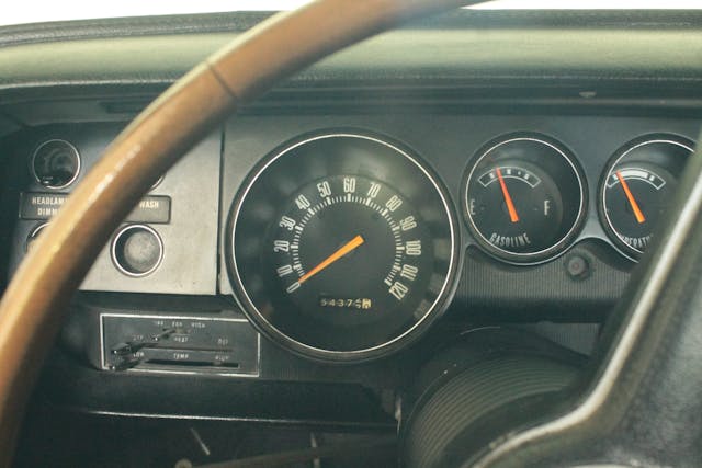 1970 Dodge Challenger high impact sublime interior gauges