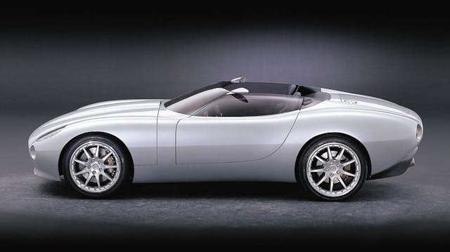 2000 Jaguar F-Type Concept car side profile