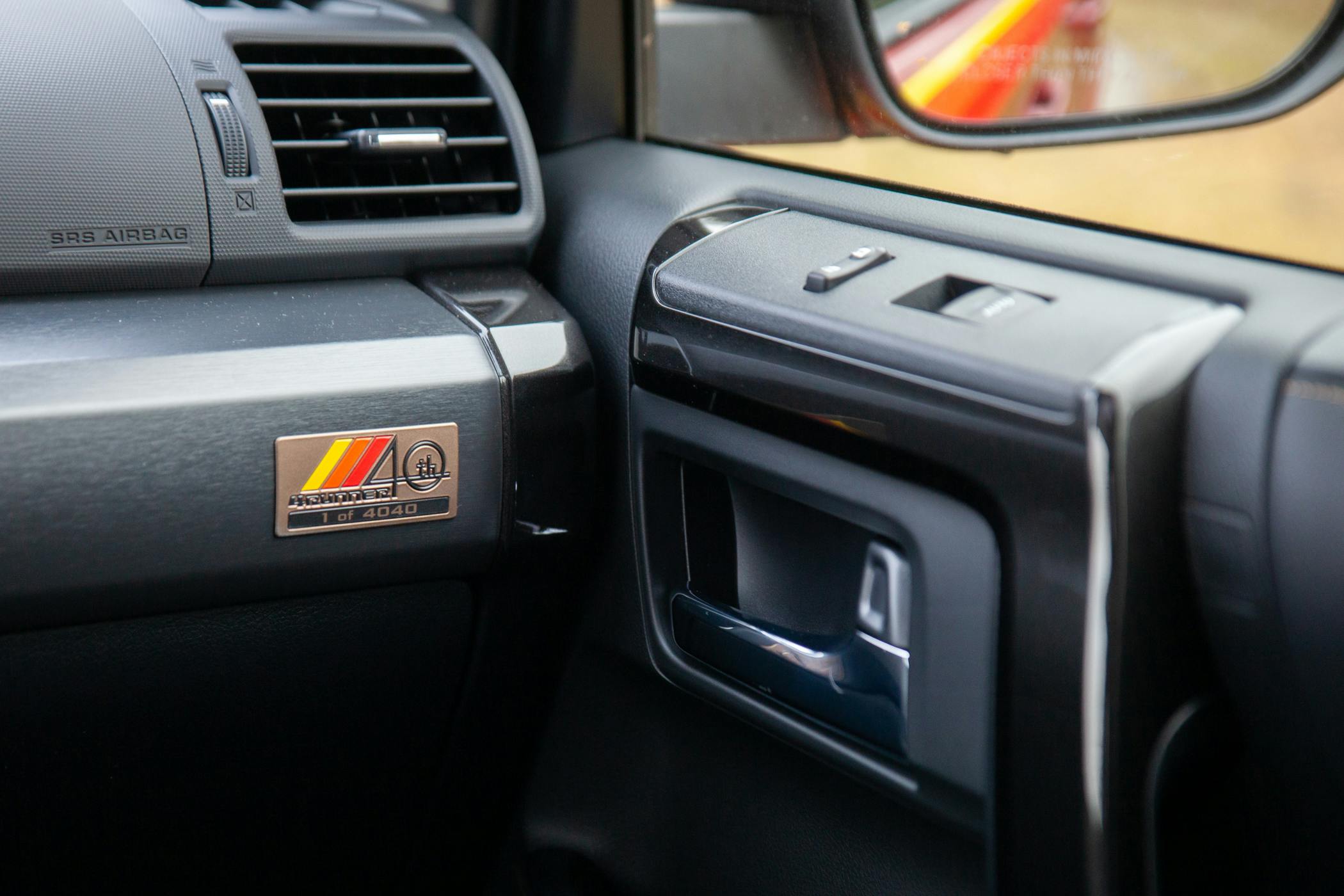 2022-Toyota-4Runner-40th-Anniversary-interior-badge