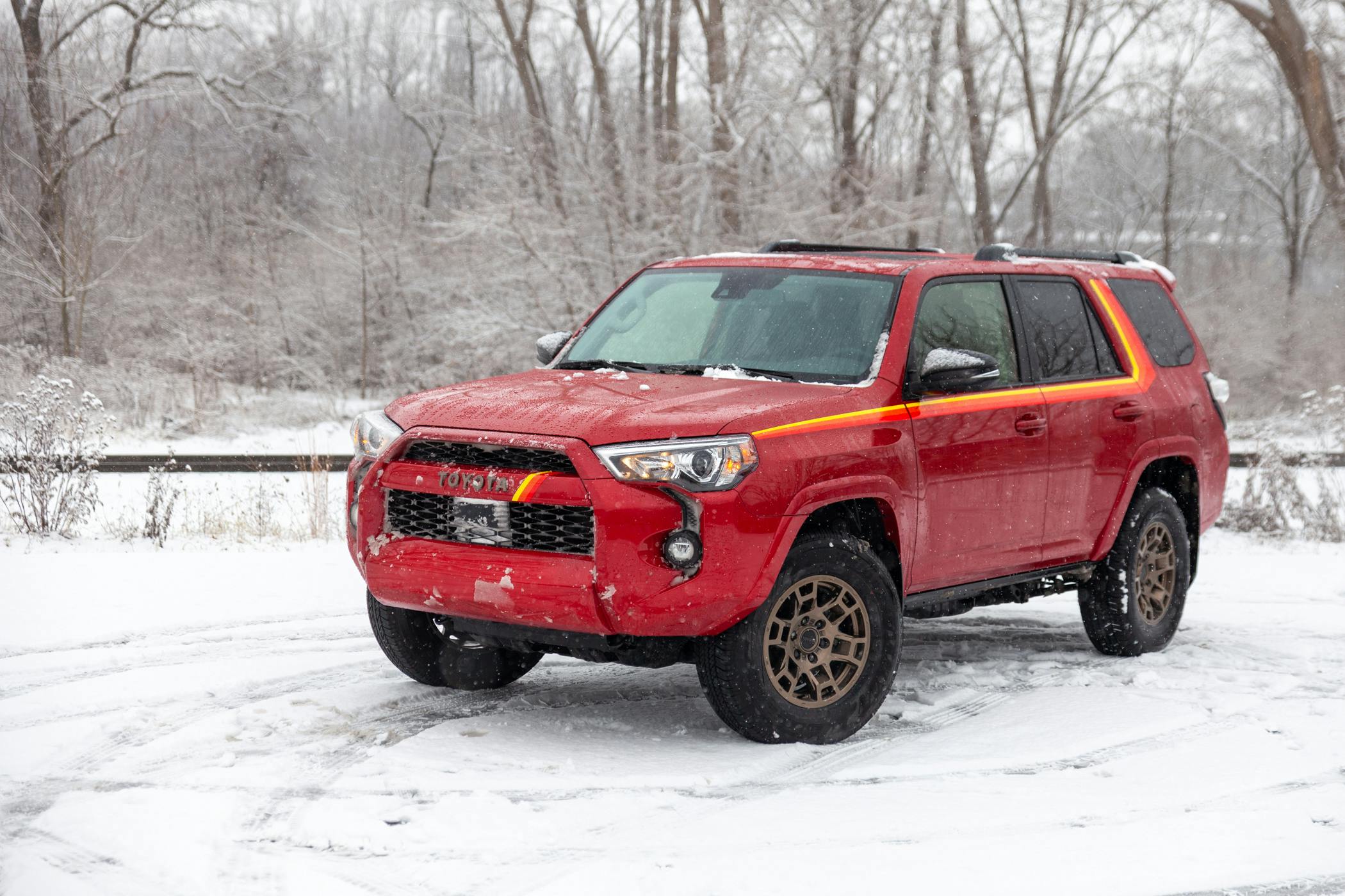 2022-Toyota-4Runner-40th-Anniversary-front-three-quarters-snow-2