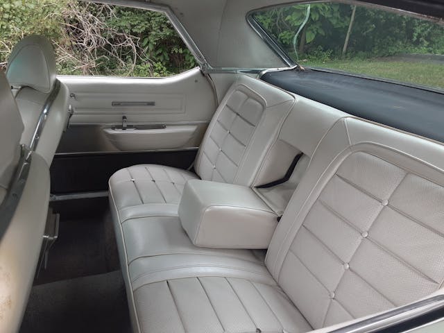 1964 Chrysler New Yorker interior rear seat