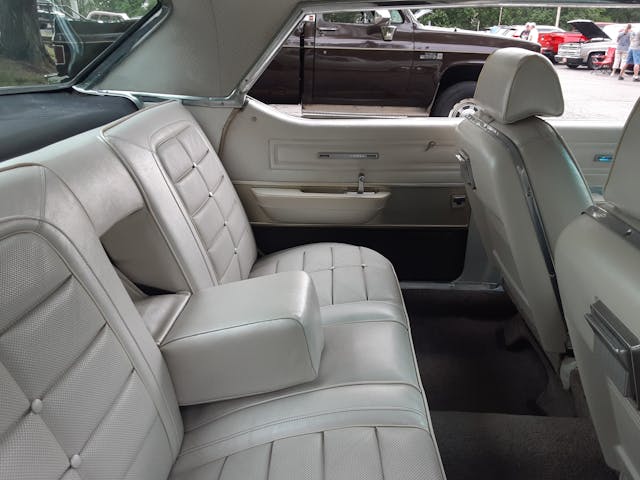 1964 Chrysler New Yorker interior rear seat