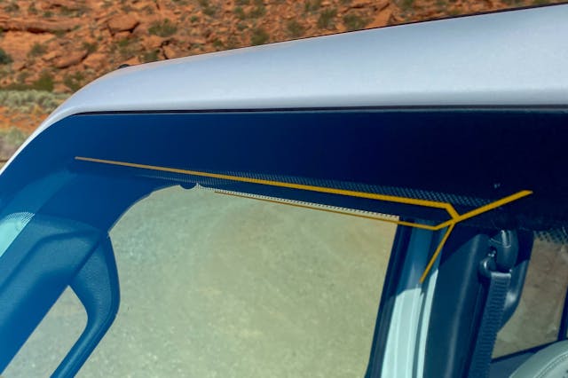 2024 Jeep Wrangler 4xe High Altitude exterior windshield-integrated antenna