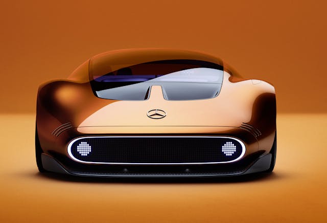 mercedes-benz vision one-eleven c-111 homage concept car 1970s retro