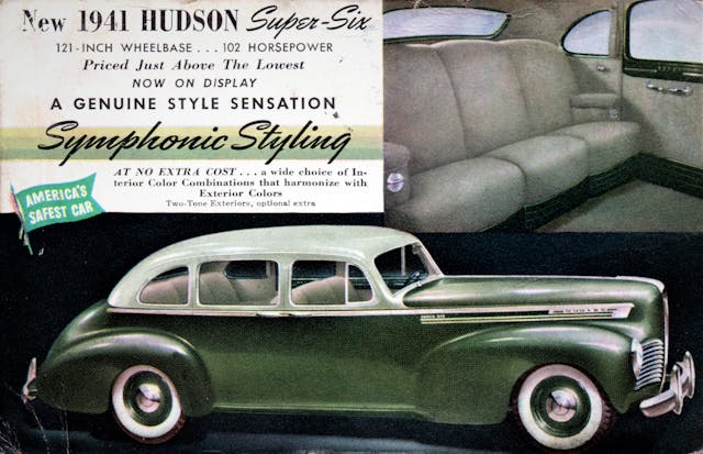 1941 hudson super six 121 wheelbase