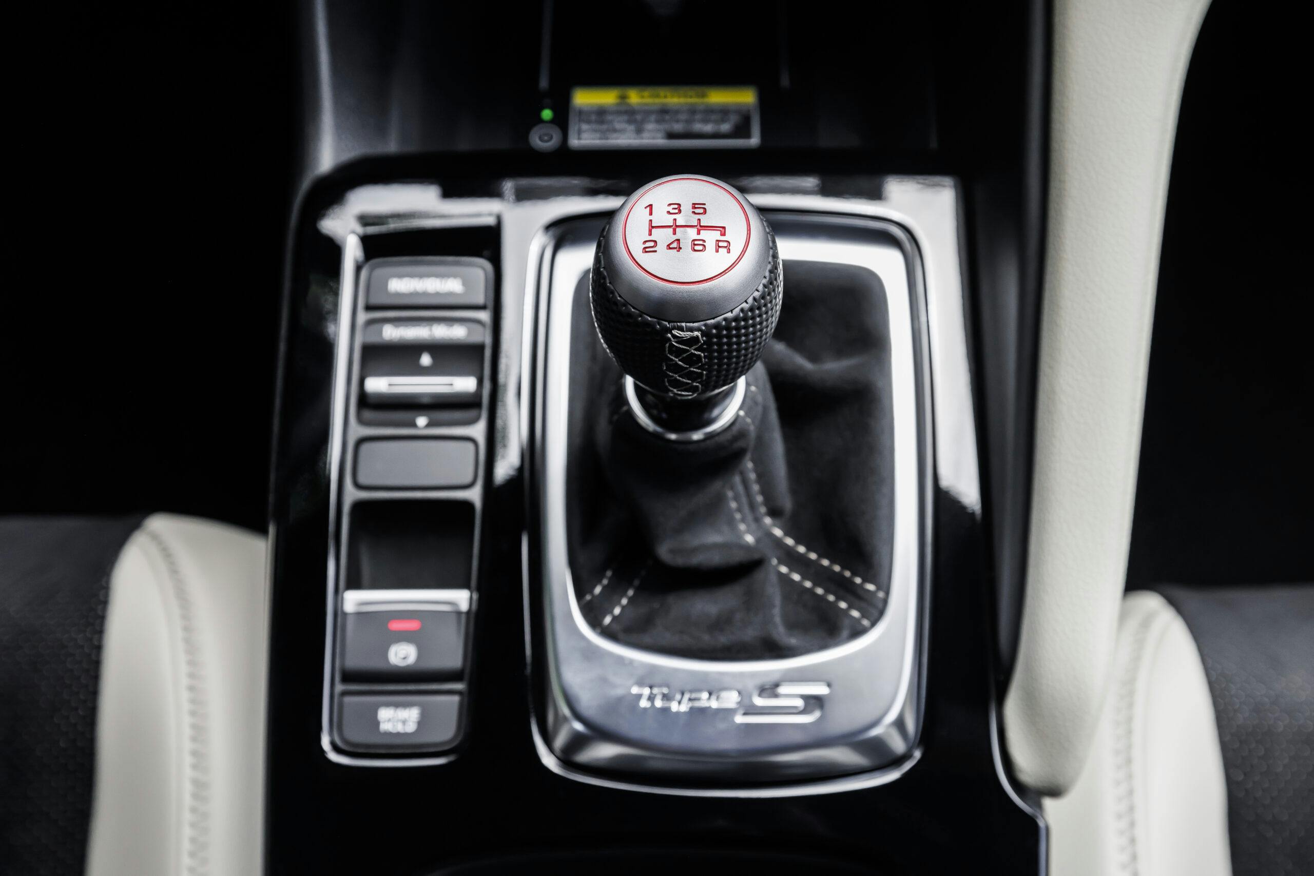 2024 Acura Integra Type S interior shifter detail