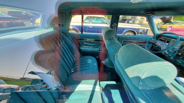1979 Lincoln Versailles interior rear seats