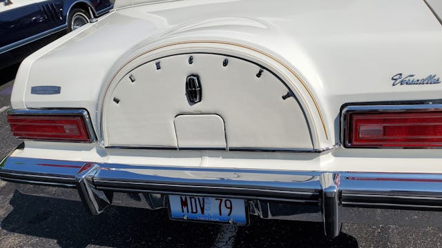 1979 Lincoln Versailles rear spare tire lump