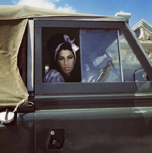 Amy Winehouse portrait photographed by Bryan Adams