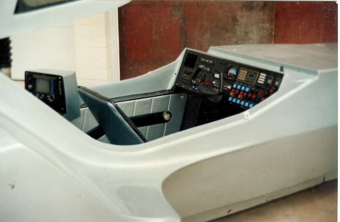 Battlestar Gallactica car interior console