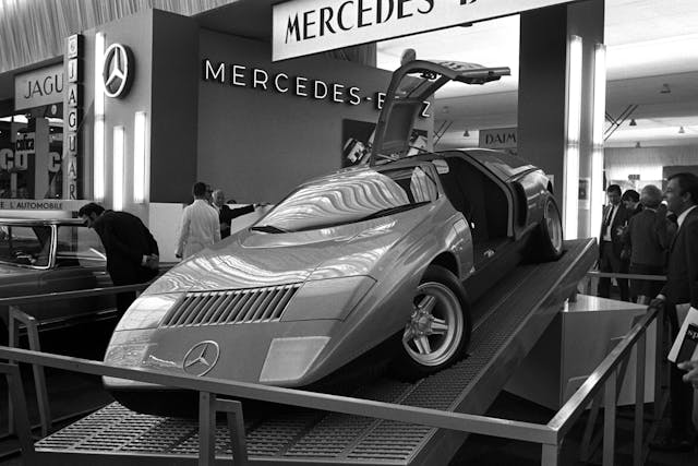 Mercedes C111 exposed to the automobile lounge 1969