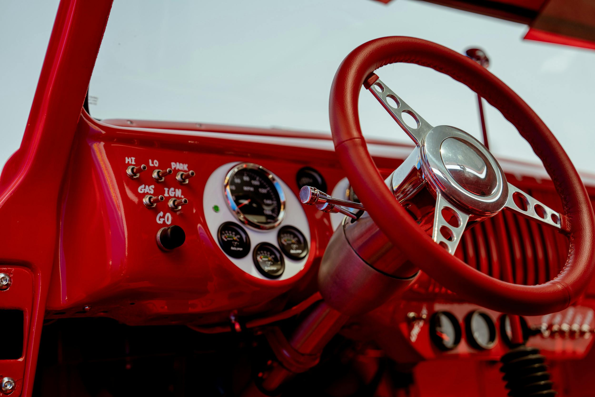 Detroit 2023 Hot Wheels Legends Tour Winner 666 Stovebolt steering wheel dash homegrown truck noble