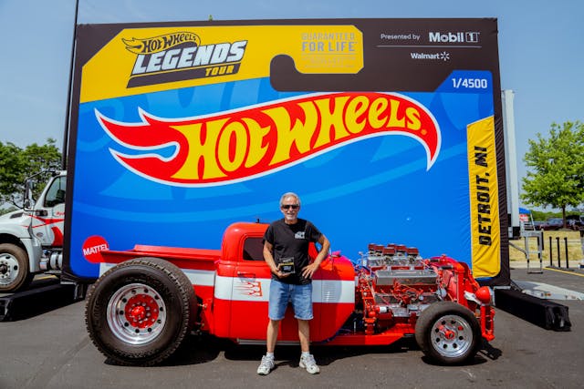 Detroit 2023 Hot Wheels Legends Tour Winner 666 Stovebolt side profile