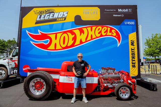 Detroit 2023 Hot Wheels Legends Tour Winner 666 Stovebolt side profile