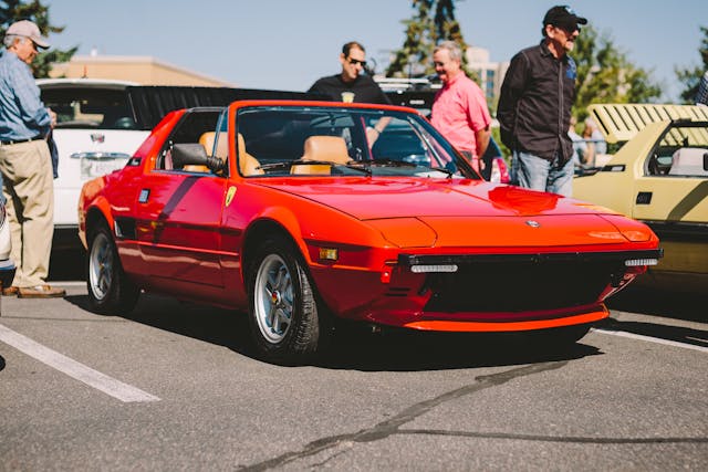 Fiat X19 front three quarter red