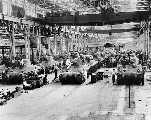 chrysler wwii tank factory