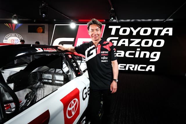 toyota gazoo racing nascar kamui kobayashi le mans 2023 announcement