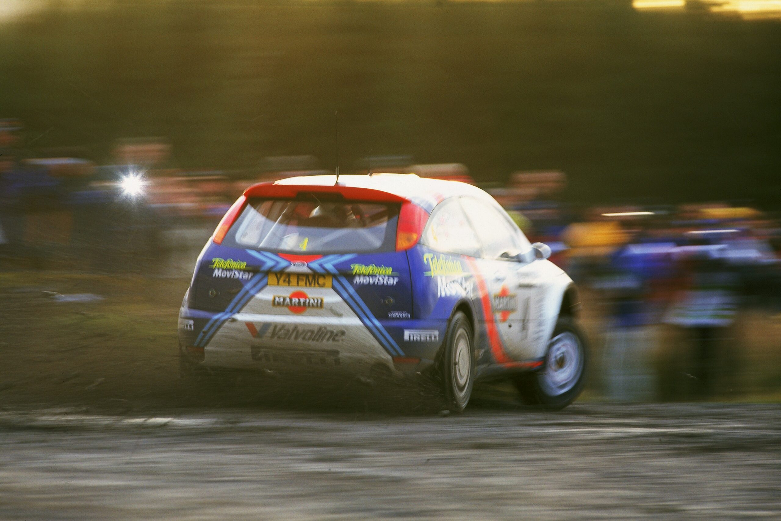 WRC Rallye de France Corsica 2001 Colin McRae in the Ford Focus Old Photo