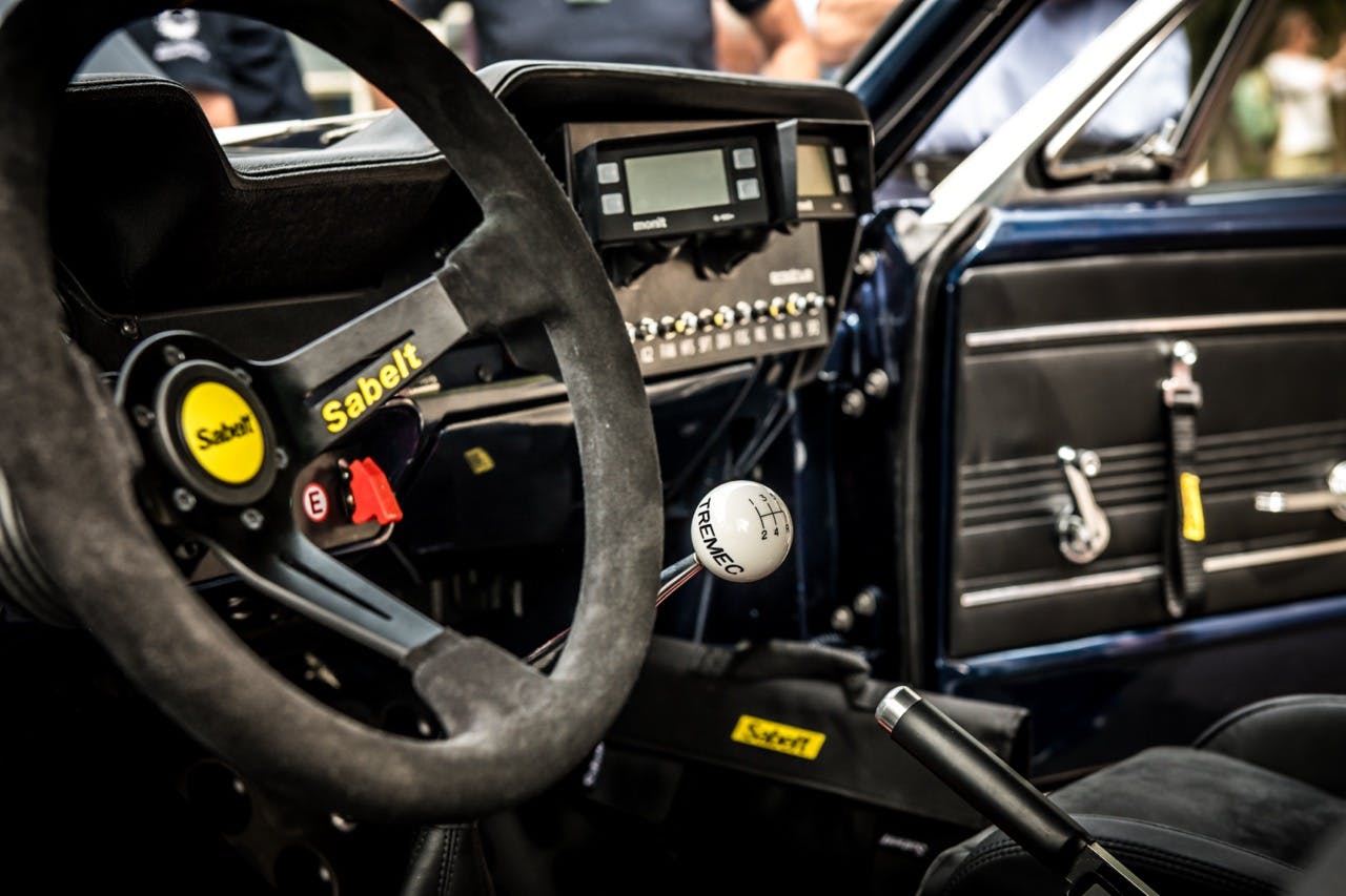 Prodrive-built rally Mustang interior