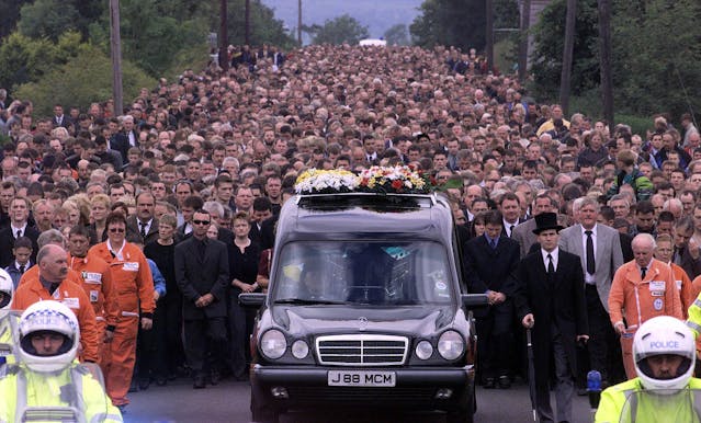 Joey Dunlop's funeral GettyImages-830419710