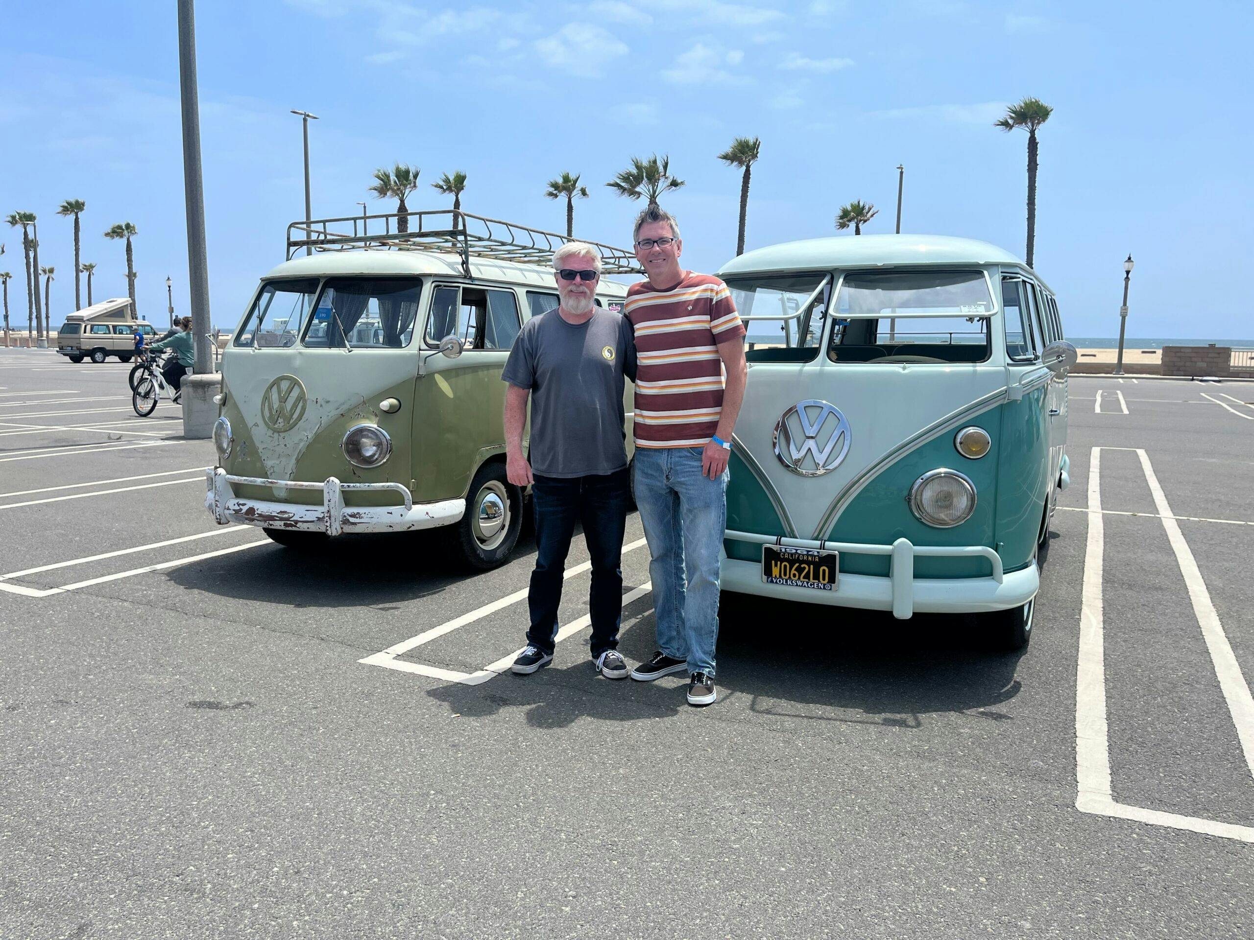 John and Danny Staggs 1960 volkswagen microbus and 1964 bus deluxe