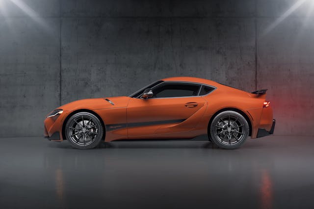 2024 Toyota GR Supra 45th anniversary edition side profile