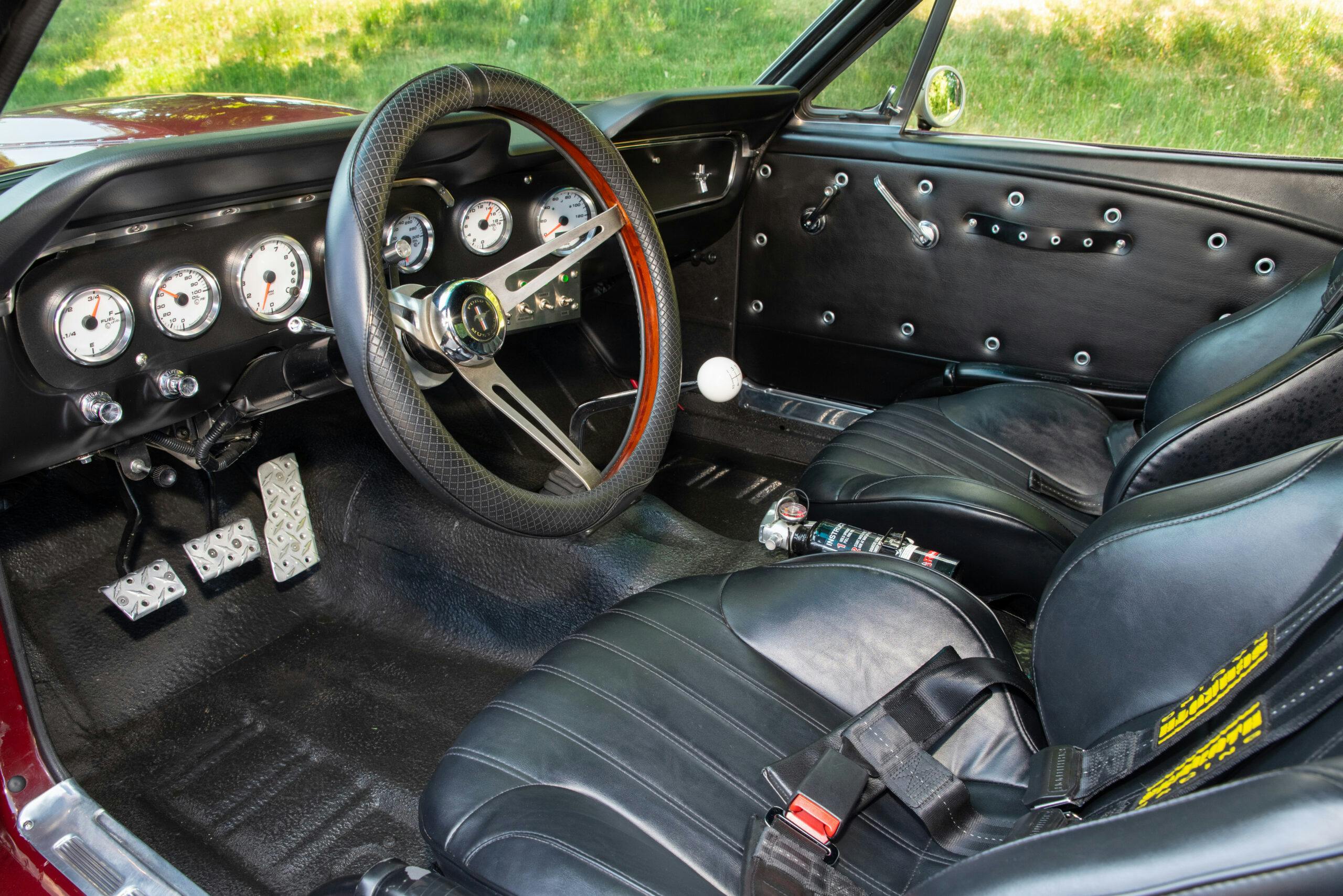 Mike Smith Mustang clone interior