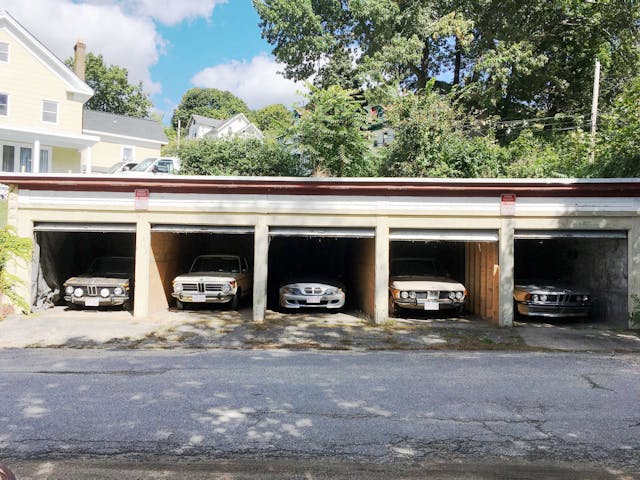 bmw cars garaged