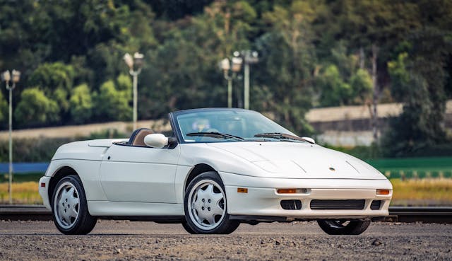 1991 Lotus Elan SE white front three quarter