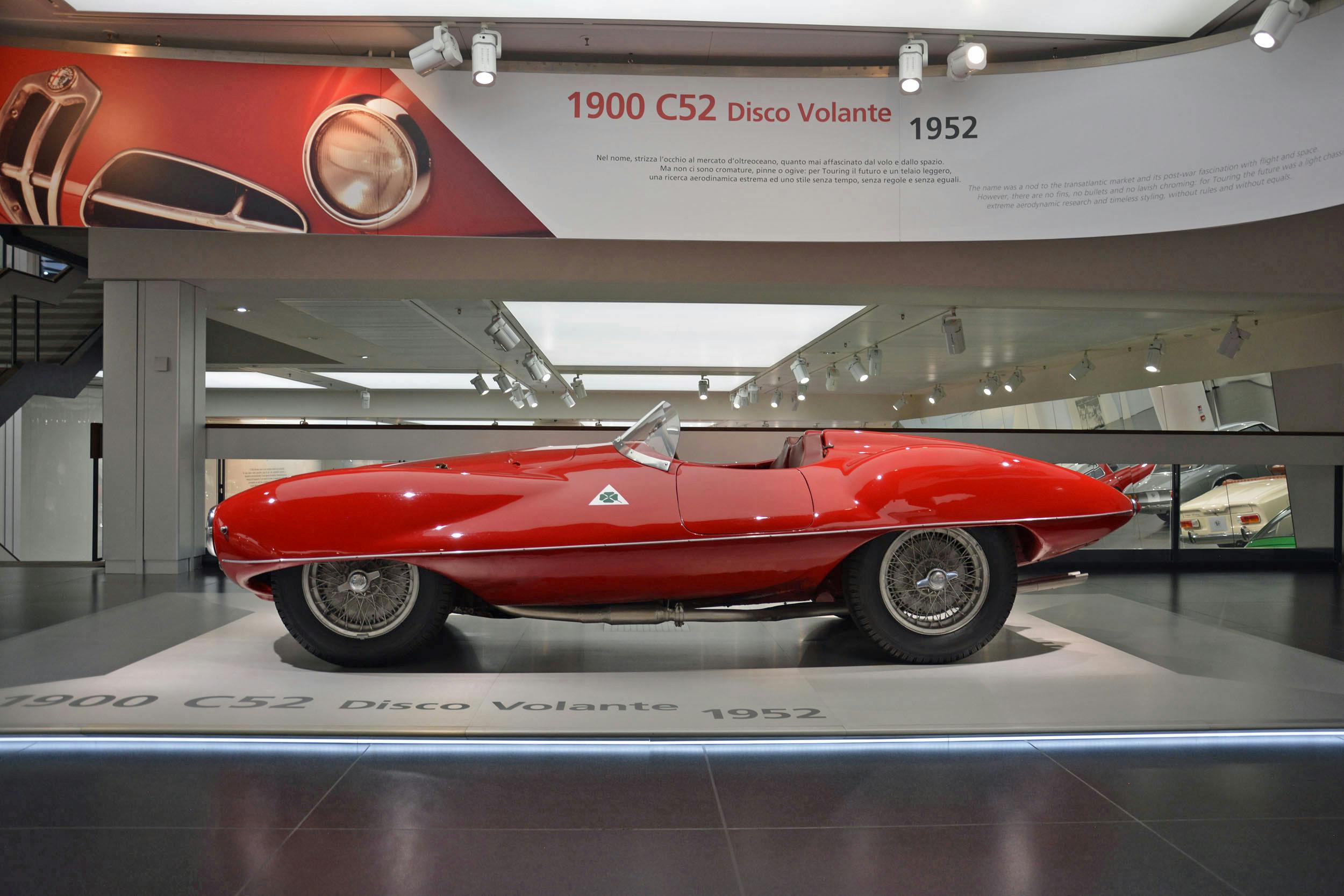 Alfa Romeo museum Disco Volante