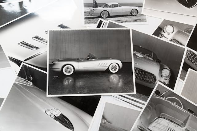 1954 Chevrolet Corvette SO2151 prototype gooding 2023 auctions monterey historical images