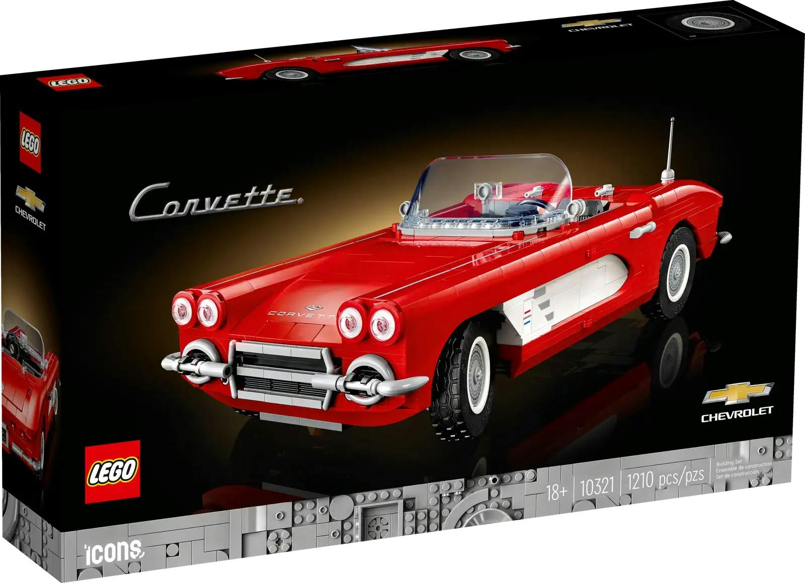 1961 LEGO Corvette box