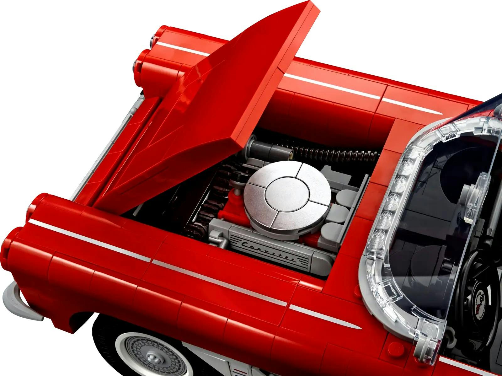 1961 LEGO Corvette hood engine