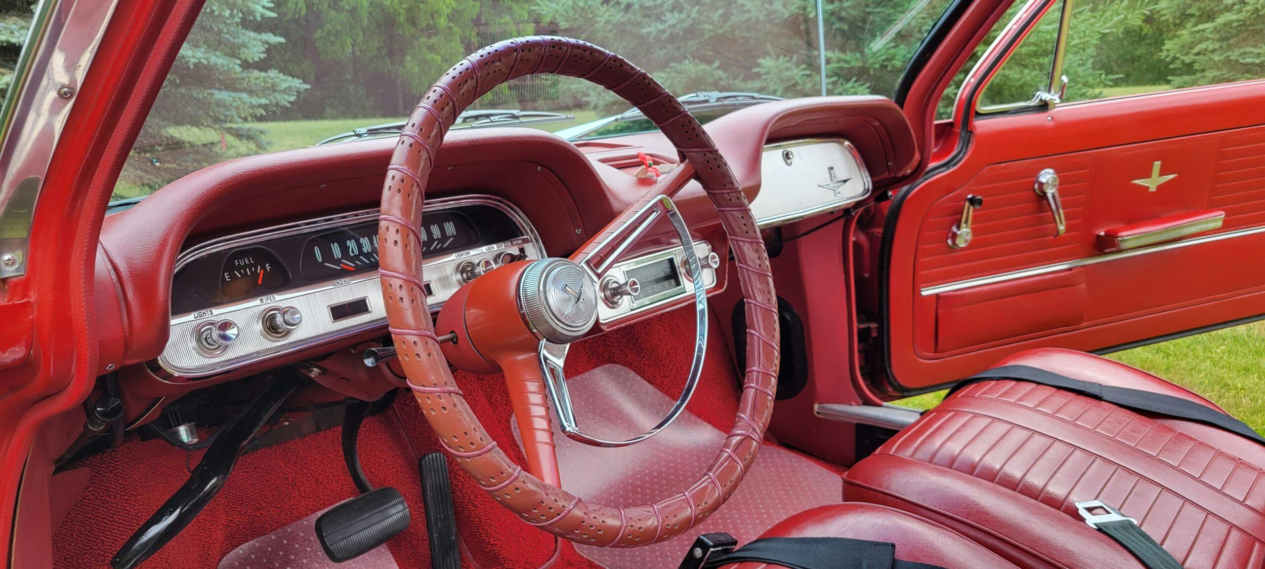 1964 Chevrolet Corvair Monza 900 steering wheel
