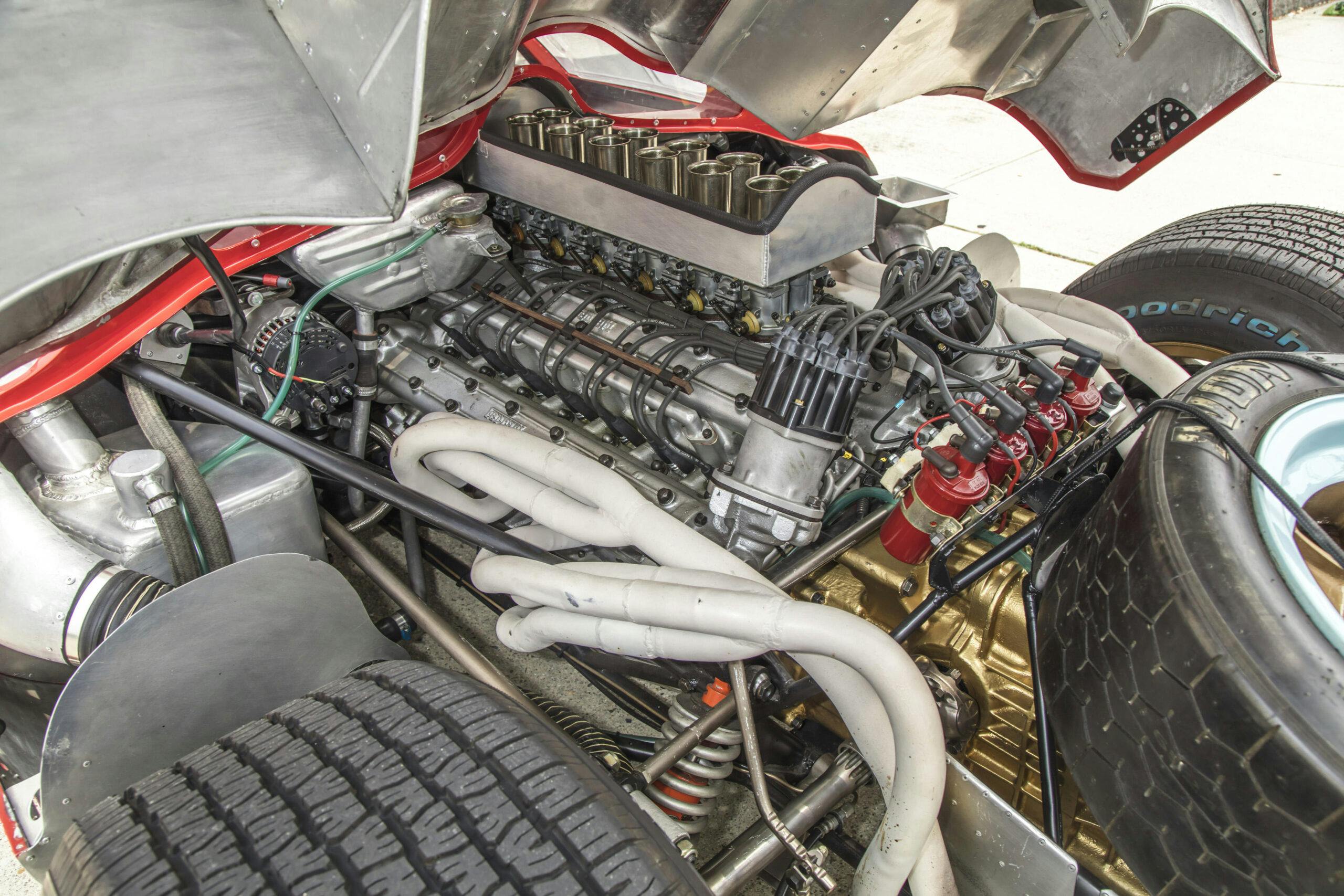 1967 Ferrari 412P Berlinetta engine