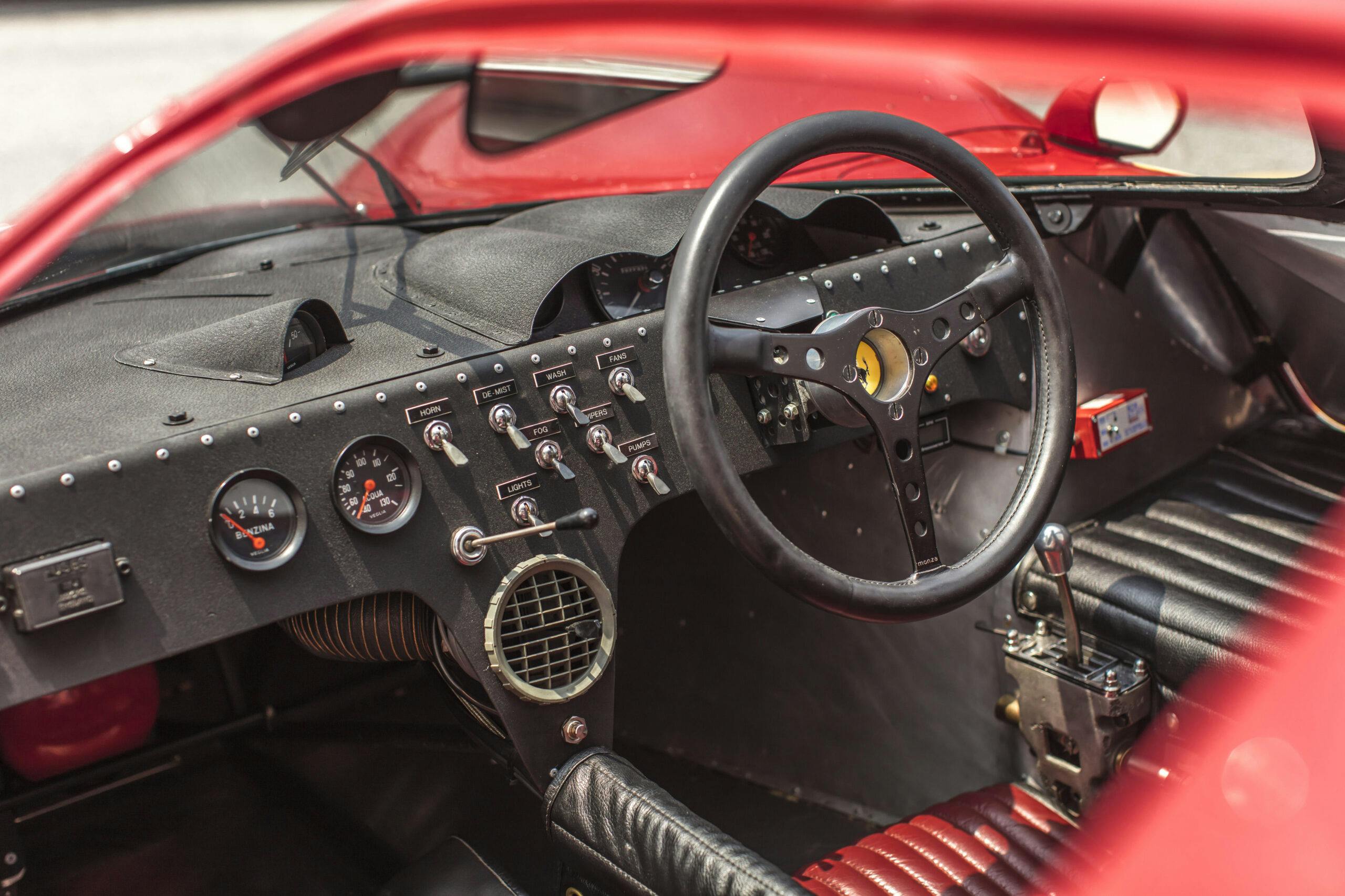 1967 Ferrari 412P Berlinetta interior 0854