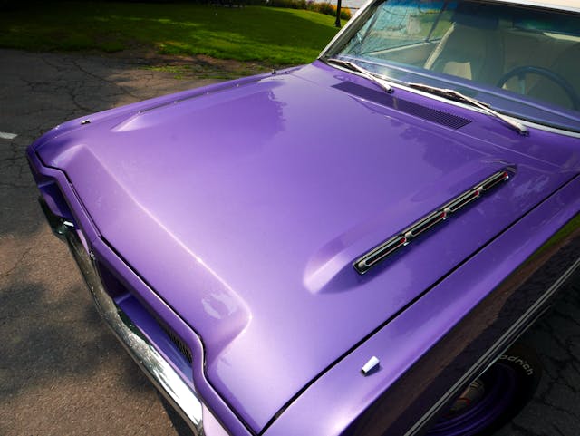 1974 Charger R/T hood paint