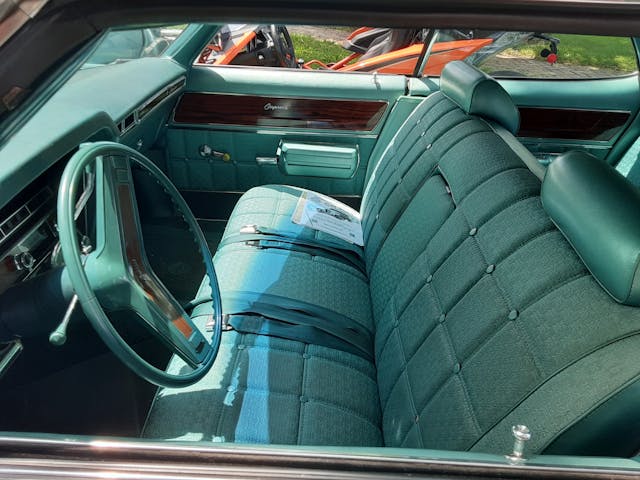 1970 Chevrolet Caprice Sport Sedan interior front seat